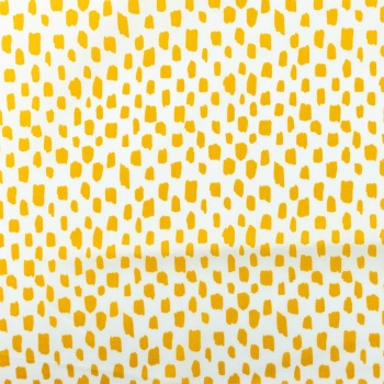 [S928R-181212] [S928R] Poplin Printed Pencil Pattern Light (Ochre).jpg