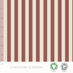 Dressikangas. Vertikaalsed kirsipunased jooned