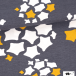 Jersey. Stars, grey