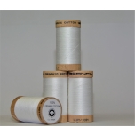 White organic sewing thread