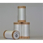 White organic sewing thread