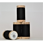 Black organic sewing thread