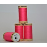 Pink organic sewing thread